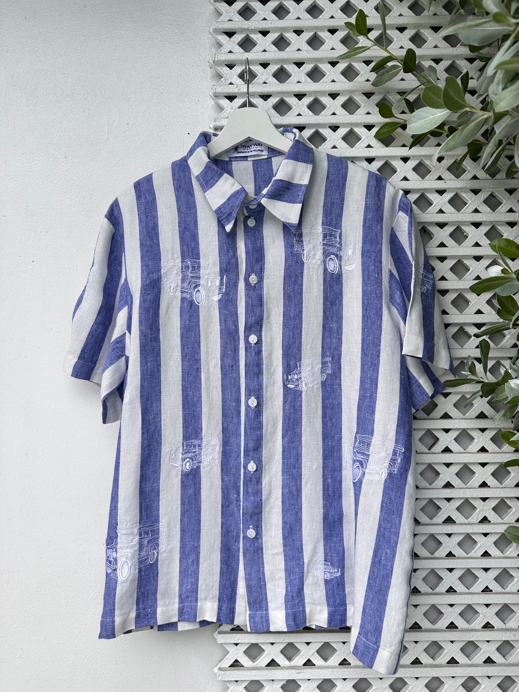 Jeepney polo in stripe