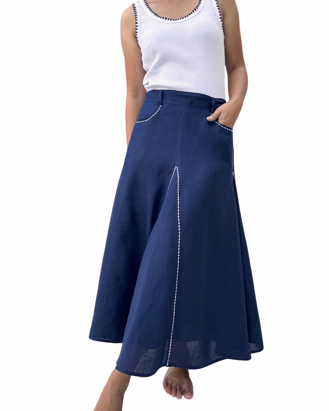 Rosie skirt navy blue