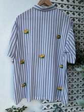 Load image into Gallery viewer, Calamansi light purple stripe polo