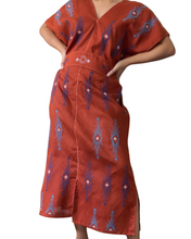 Load image into Gallery viewer, T’boli Sinag dress in rust