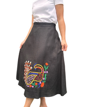 Charger l'image dans la galerie, Peacock skirt black Size L