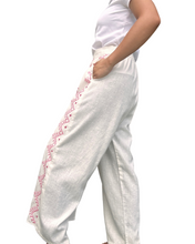 Load image into Gallery viewer, T’boli Garterized wrap pants off white