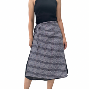 Binakol black wrap skirt