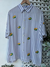 Load image into Gallery viewer, Calamansi light purple stripe polo