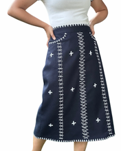 Load image into Gallery viewer, Carole skirt in navy blue
