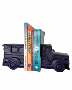 Mini jeepney bookends in blue