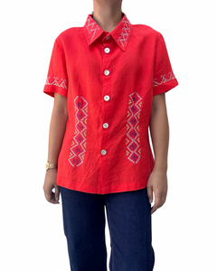 T’boli top in red 1