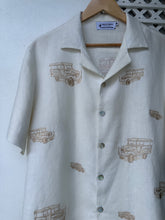 Load image into Gallery viewer, Jeepney polo off white camp collar
