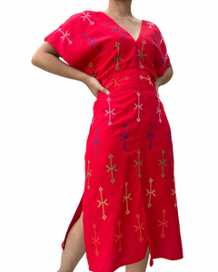 T’boli Sinag dress red