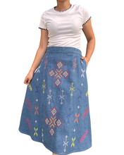 Charger l'image dans la galerie, South cotabato denim skirt Size L