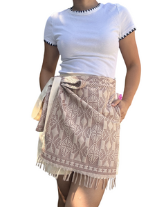 Yakan shorts Garterized wrap shorts