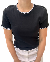 Charger l&#39;image dans la galerie, Abra shirt crop top black 01