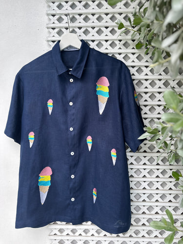 Sorbetes polo navy blue