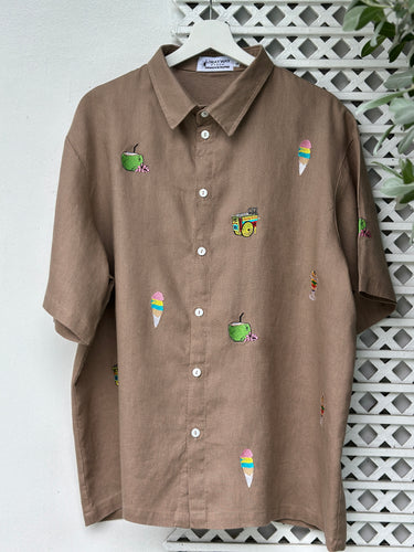 Matamis polo in khaki