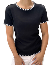 Load image into Gallery viewer, Abra shirt top black 01