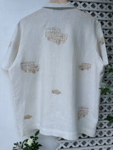 Load image into Gallery viewer, Jeepney polo off white camp collar