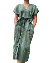 Load image into Gallery viewer, T’boli Sinag dress olive green