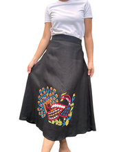 Charger l'image dans la galerie, Peacock skirt black Size XL