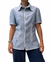 Load image into Gallery viewer, Denim Tweetums top