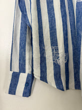 Charger l'image dans la galerie, Jeepney stripe blue long sleeves polo