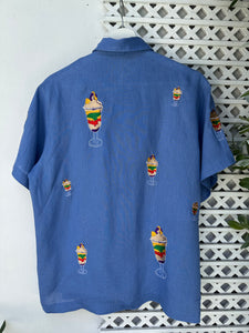 Halo halo polo in light blue