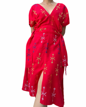 Load image into Gallery viewer, T’boli Sinag dress red