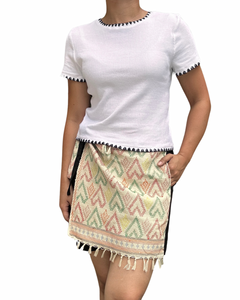 Puso Yakan Garterized wrap shorts