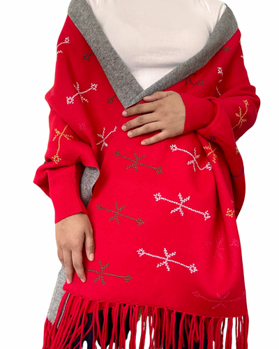 T’boli shawl red 02