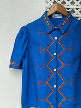 Load image into Gallery viewer, T’boli top in royal blue 02
