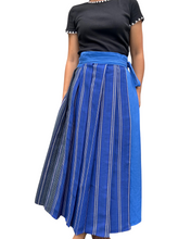 Charger l'image dans la galerie, Blue wrap skirt