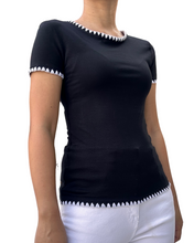 Charger l&#39;image dans la galerie, Abra shirt black top