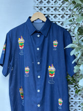 Load image into Gallery viewer, Halo halo polo in soft denim