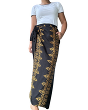 Load image into Gallery viewer, Inaul gold Garterized wrap pants