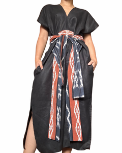 Sinag dress ikat belt