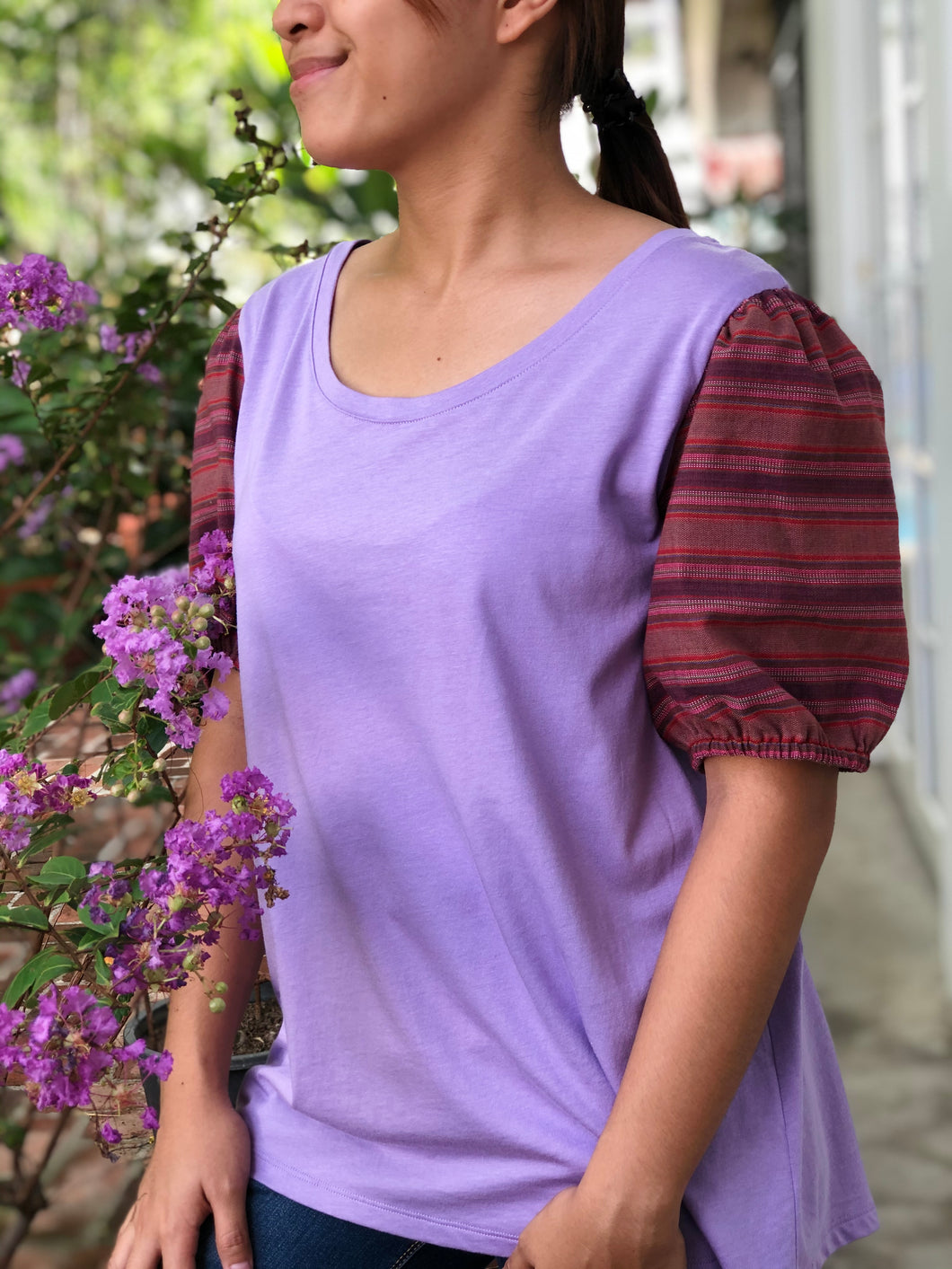 Marikit top in purple