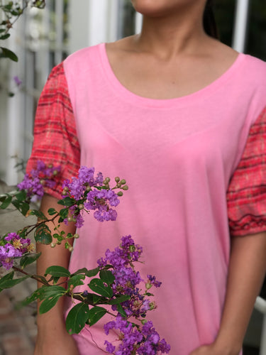 Marikit top in pink 1