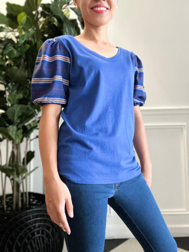 Marikit top in blue