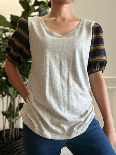 Marikit top in grey