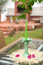 Load image into Gallery viewer, Coconut candlestick in green