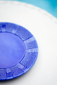 Salungo dessert plate blue
