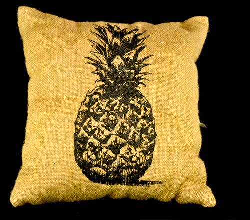 Pineapple Jute pillowcase
