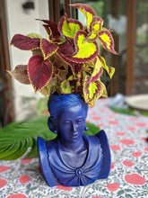 Load image into Gallery viewer, Filipiniana pot in blue