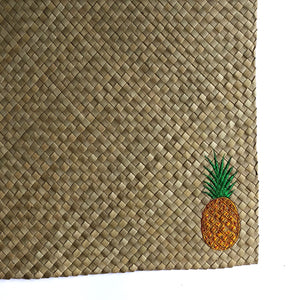 Pineapple natural placemat