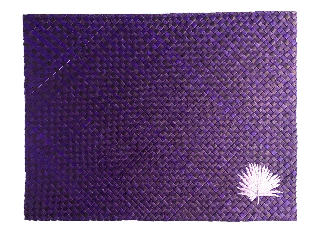 Anahaw violet placemat