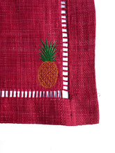 Load image into Gallery viewer, Pineapple red placemat