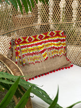 Load image into Gallery viewer, Sunny Beaded Jute Bag