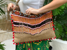Load image into Gallery viewer, Olivia Beaded Jute Bag