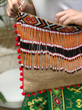 Load image into Gallery viewer, Olivia Beaded Jute Bag