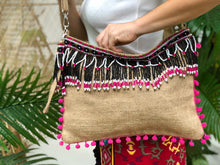 Load image into Gallery viewer, Manon Beaded Jute Bag