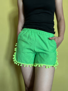 Mademoiselle shorts in neon green